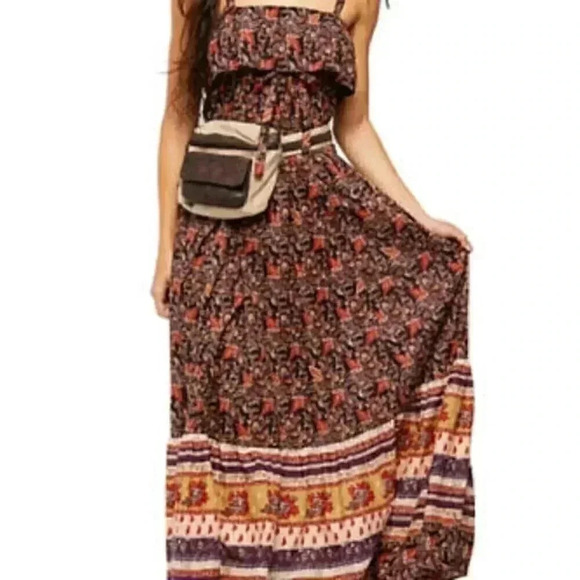 Free People Tangier Baby Doll Maxi Dress - Picture 2 of 4